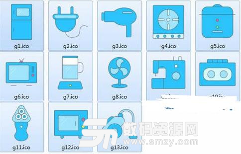 家用电器系列图标