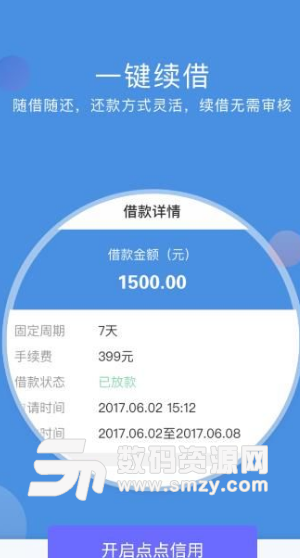 点点信用手机版(极速贷款软件) v1.1 安卓版