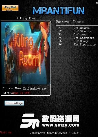 杀戮房间六项修改器免费版
