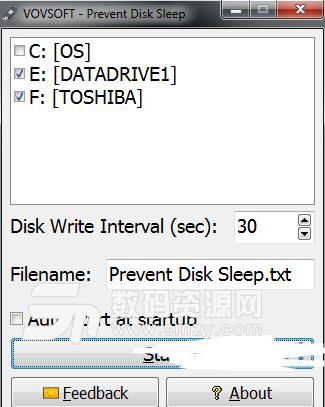 Prevent Disk Sleep