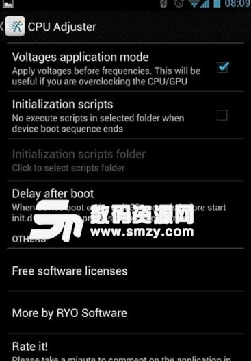 cpu控制调节器手机版(cpu调频工具) v3.6.121 安卓汉化版