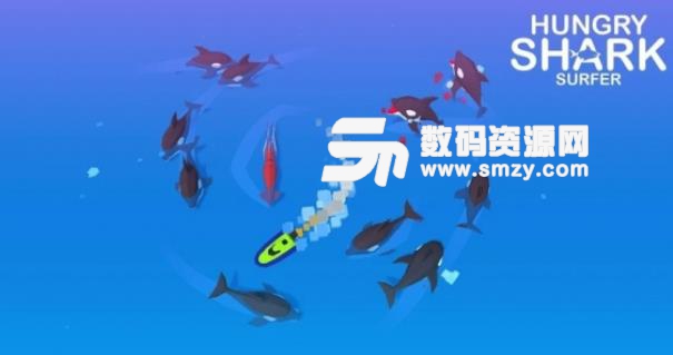 饑餓的鯊魚衝浪者手機版(休閑躲避遊戲) v1.2.0 安卓版