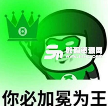 抖音你必将加冕为王绿帽表情包