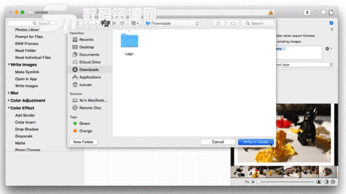 Mac Retrobatch批量水印添加以及图片编辑方法工作
