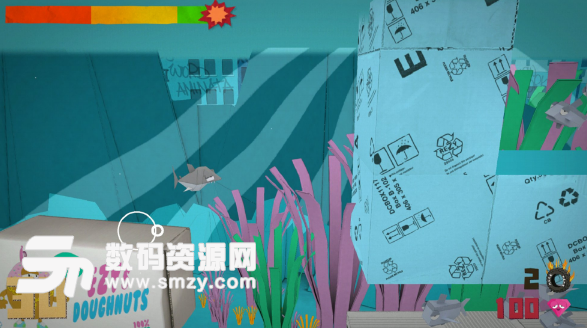 德里克死亡鲨鱼手机游戏汉化版(休闲冒险玩法) v1.2 安卓版