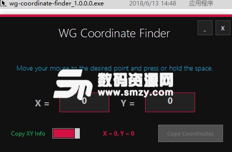WG Coordinate Finder