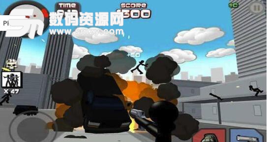 三维城市火柴人射击安卓版(像素射击类游戏) v1.3.0 手机版