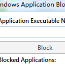 Windows Application Blocker