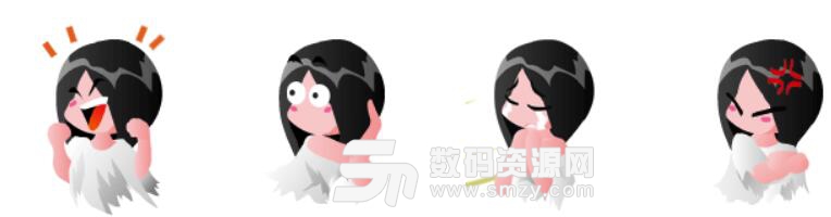 贞子卡通形象动态表情包高清版截图