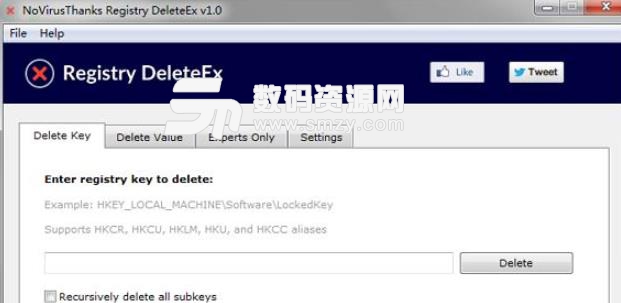 Registry DeleteEx最新版