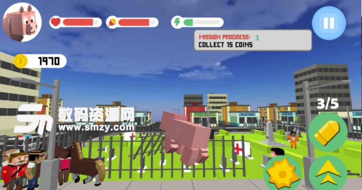 城市猪模拟安卓版(像素风格游戏) v1.3 免费版