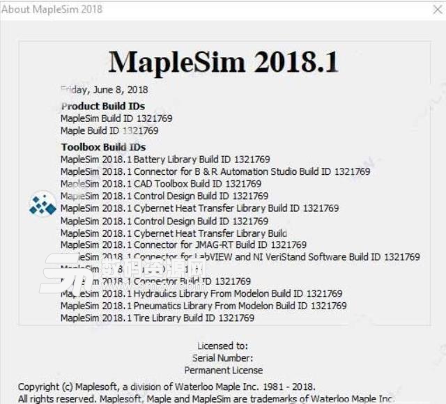 Maplesoft maplesim 2018特别版
