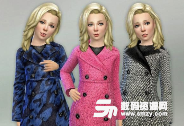 模拟人生4女孩冬季外套MOD