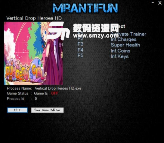 下落英雄HD四项修改器MrAntiFun版