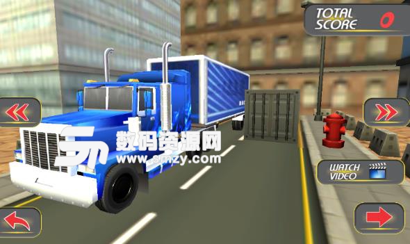 城市卡车停车模拟器安卓版(模拟卡车的停车开动的全部过程) v2018 免费版