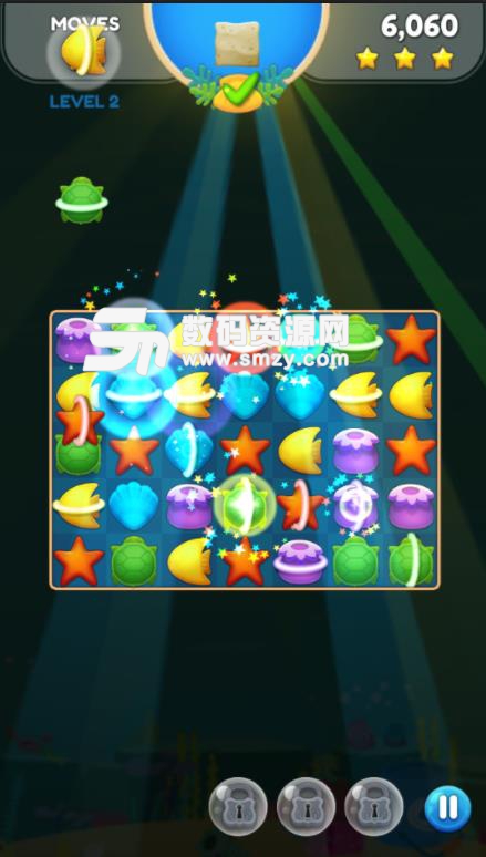 小鲨鱼比赛海洋果酱安卓版游戏(三消玩法消除) v1.1.8 手机版