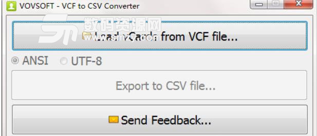 VovSoft VCF to CSV Converter免费版