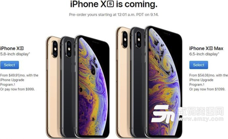 苹果3款新iPhone（XS/XR/XS Max）你选哪个