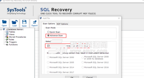 SysTools SQL Recovery完美版图片