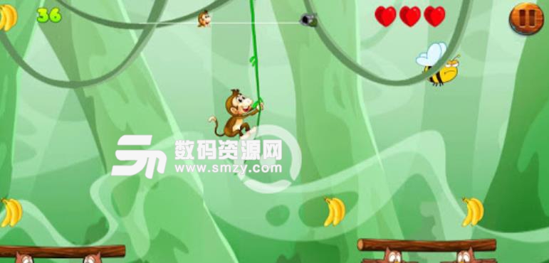 丛林猴子奔跑2香蕉冒险手游(动作冒险游戏) v1.2 安卓手机版