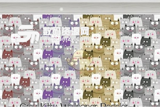 模拟人生4可爱的猫咪墙纸MOD