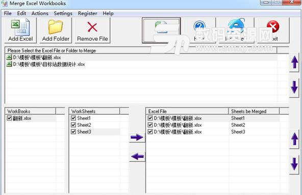 Merge Excel Workbooks免费版