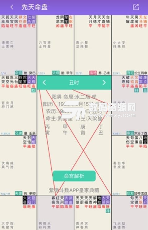 紫微斗数生辰八字app(占卜算命) v1.7.2 安卓版