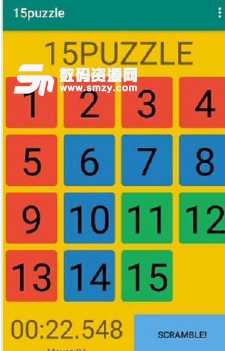 15puzzle安卓版(专注力测试的训练) v1.3 正式版