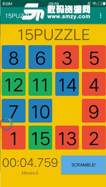 15Puzzle数字华容道手游(数字解谜) v1.4 安卓版