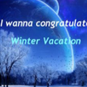 i wanna congratulate Winter Vacation