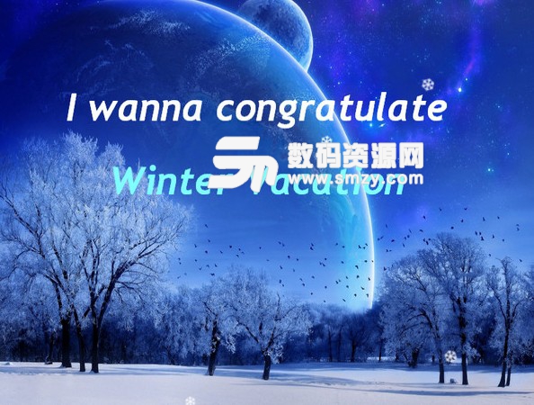 i wanna congratulate Winter Vacation介绍