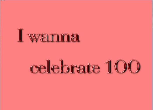 I wanna celebrate 100免费版