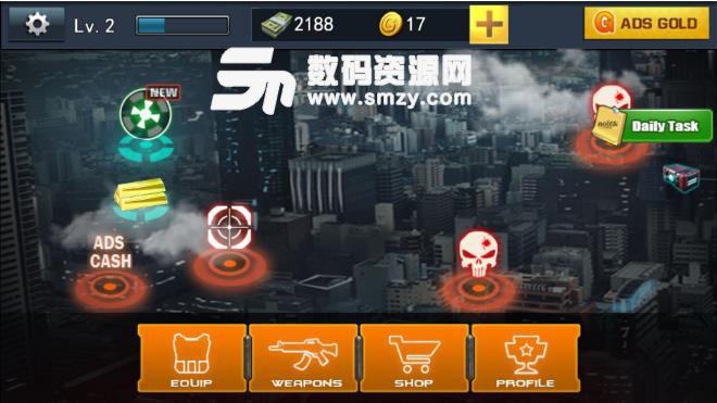 绝命僵尸杀手手游(Zombie Hitman) v1.3.1 安卓版