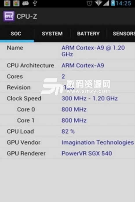 cpuz中文最新版(检查手机性能) v1.28 安卓版