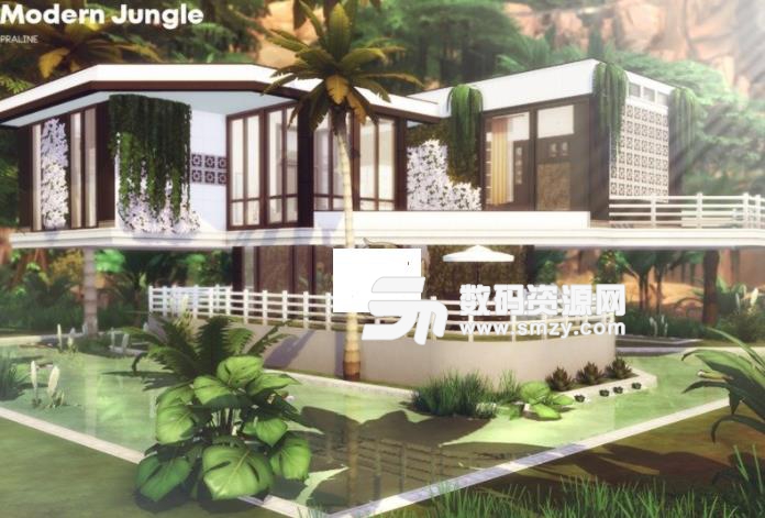 模拟人生4热带现代别墅