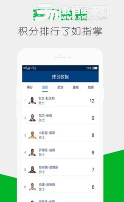 NBA篮球体育app正式版(关注自己喜欢的球星) v1.2 安卓版