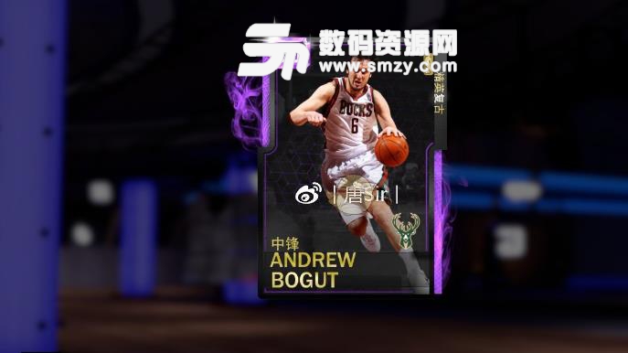 NBA2K19复古卡包紫色安德鲁·博古特介绍