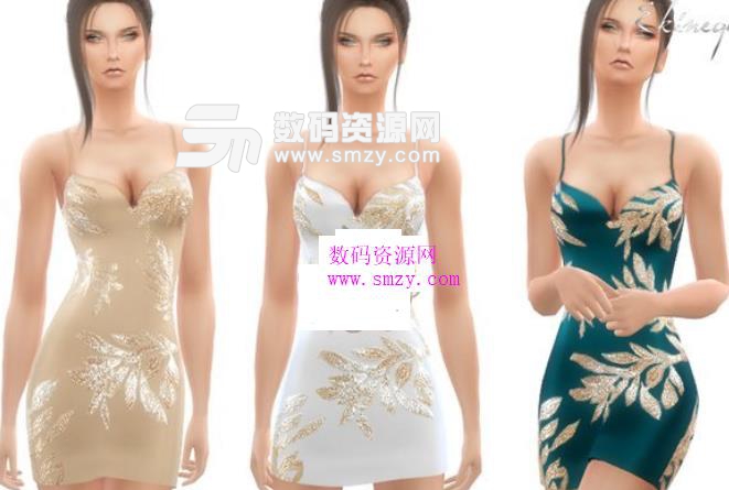 模拟人生4美丽时尚女士连衣裙MOD电脑版