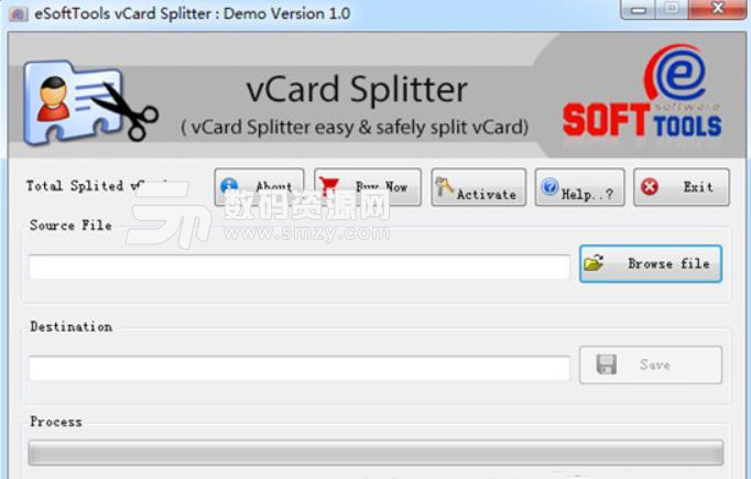 eSoftTools vCard Splitter免费版
