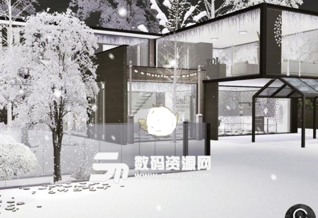 模拟人生4白雪玻璃现代住宅MOD下载