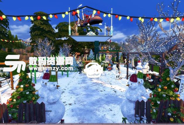 模拟人生4圣诞节儿童公园MOD