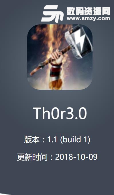 雷神th0r越狱工具苹果版(支持11.9 beta1-11.9beta3) v3.0 ios版