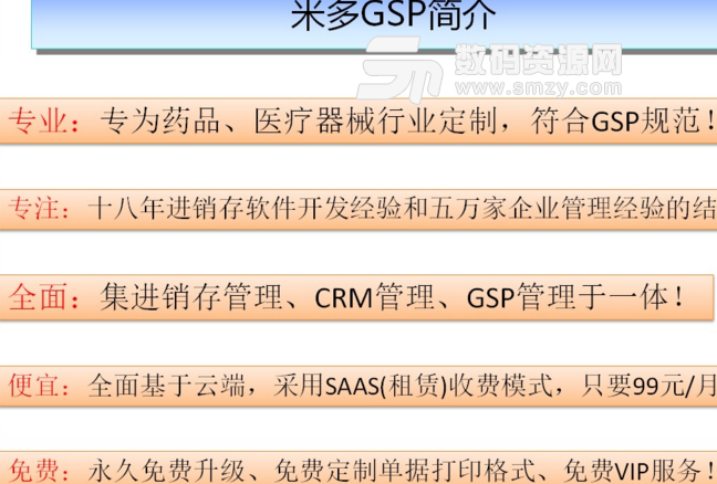 米多GSP管理系统免费版