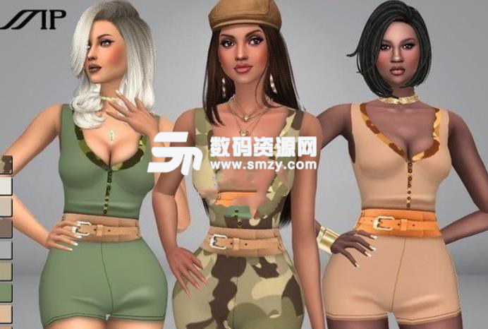 模拟人生4女性时尚连衣裤补丁免费版