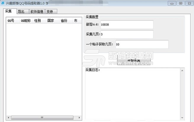 興趣部落QQ號碼提取器