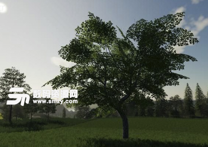 模拟农场19可放置的树木包装MOD