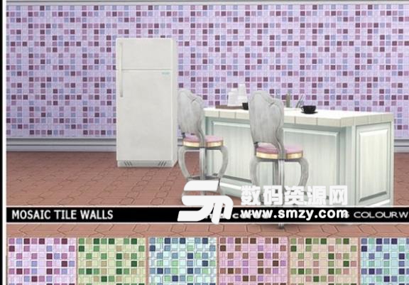 模拟人生4马赛克瓷砖墙MOD特色
