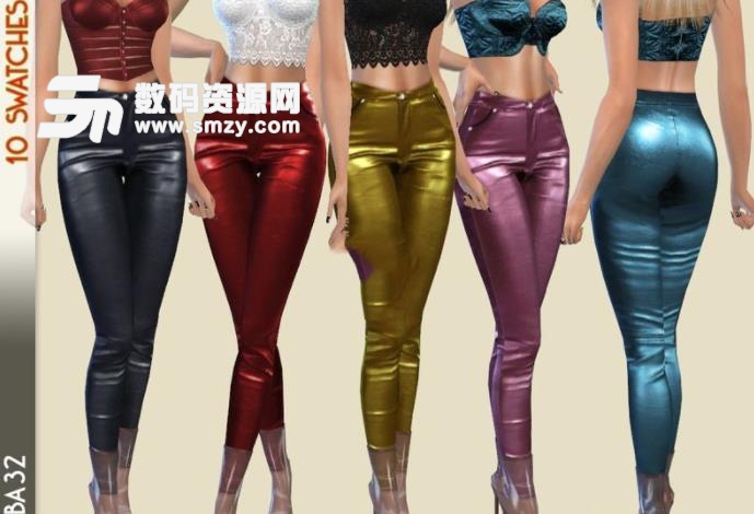模拟人生4女性彩色皮裤MOD