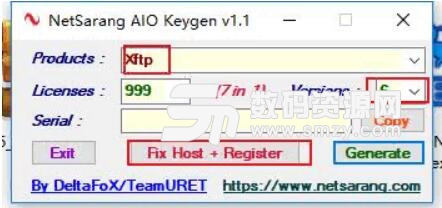 Xftp6密匙