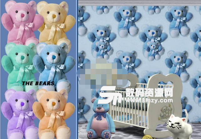 模拟人生4婴儿玩具小熊MOD